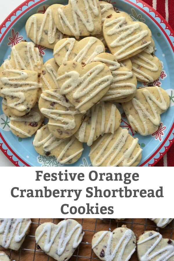 orange cranberry shortbread cookie recipe