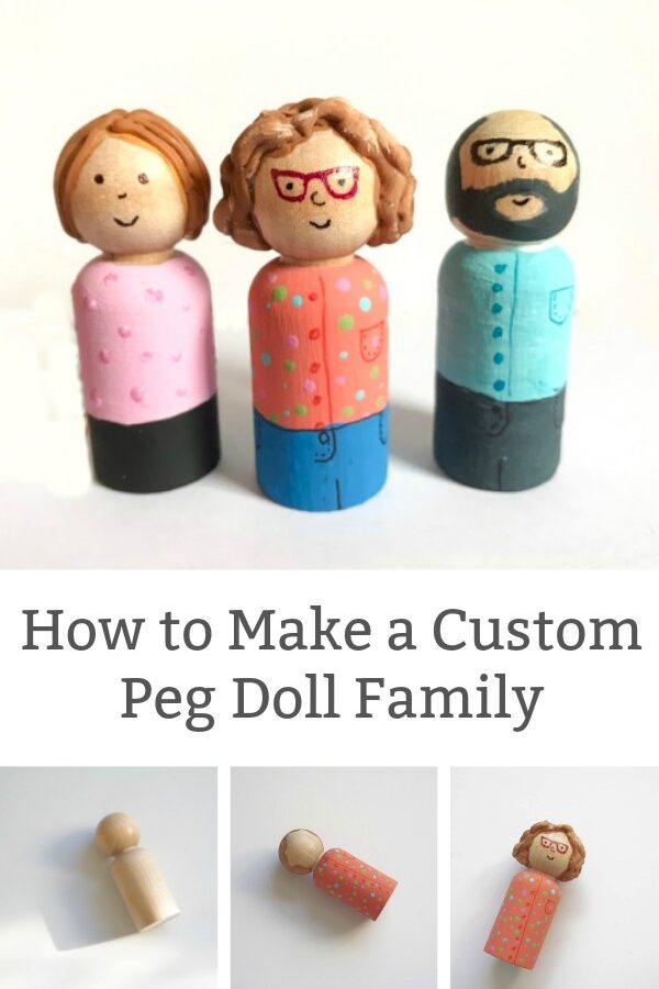 how to make a peg doll family