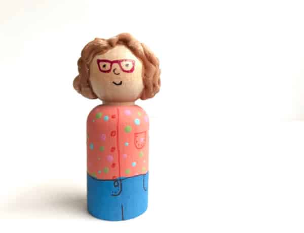 personalized peg doll
