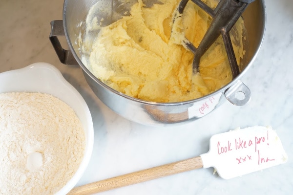 sugar cookie dough in bowl