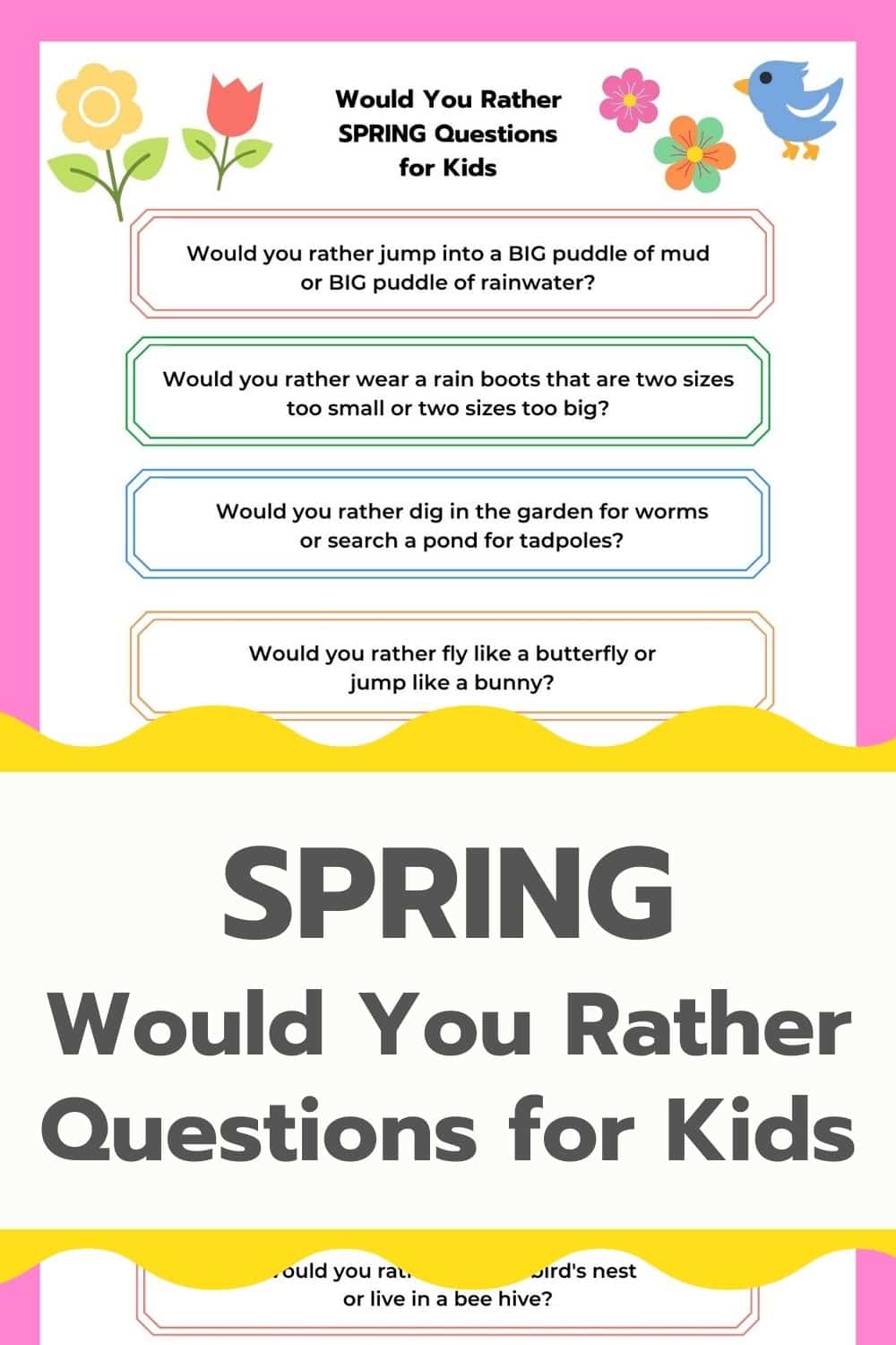 Funny Easter Would You Rather Questions for Kids