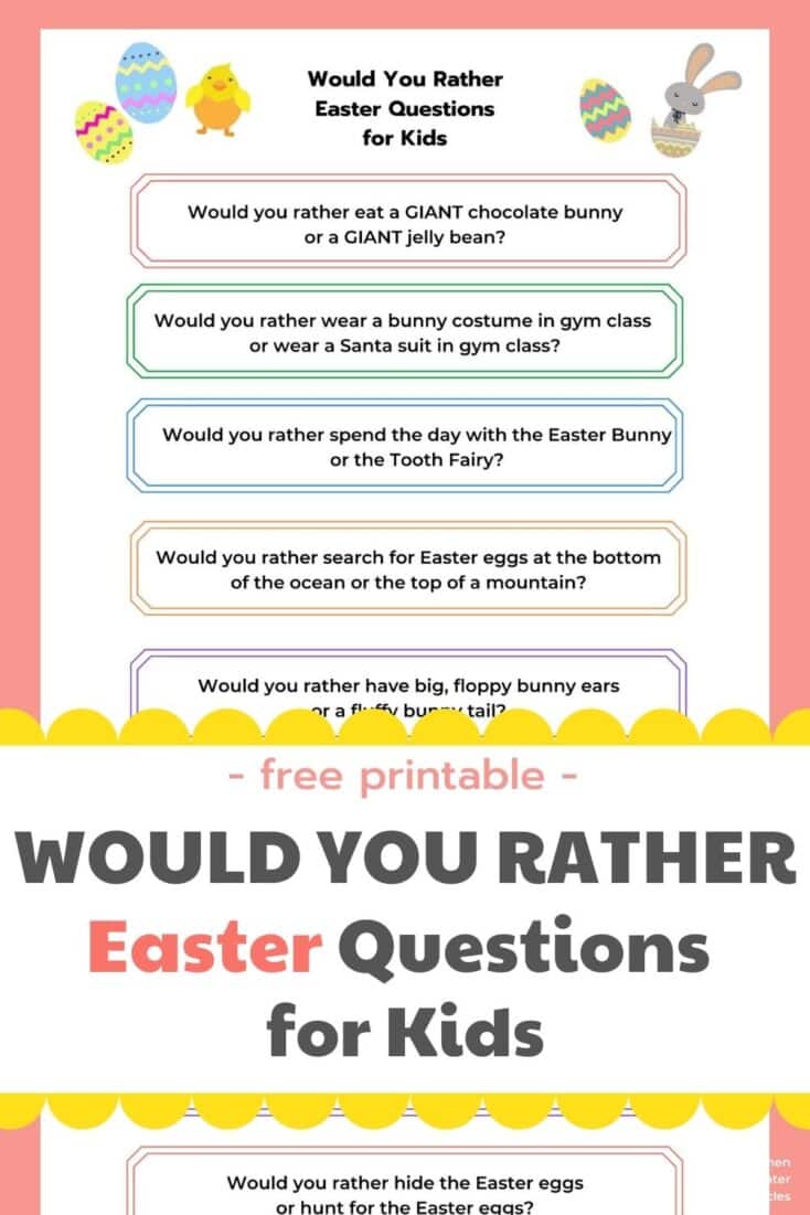 Try Not to Laugh Challenge Would you Rather? & More! Easter Edition: Best  Family Question Game Book of 4 Different Easter Quiz Games for Kids, Teens