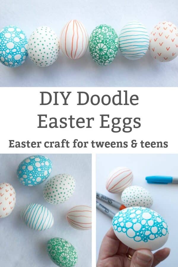doodle easter eggs easter craft for tweens and teens
