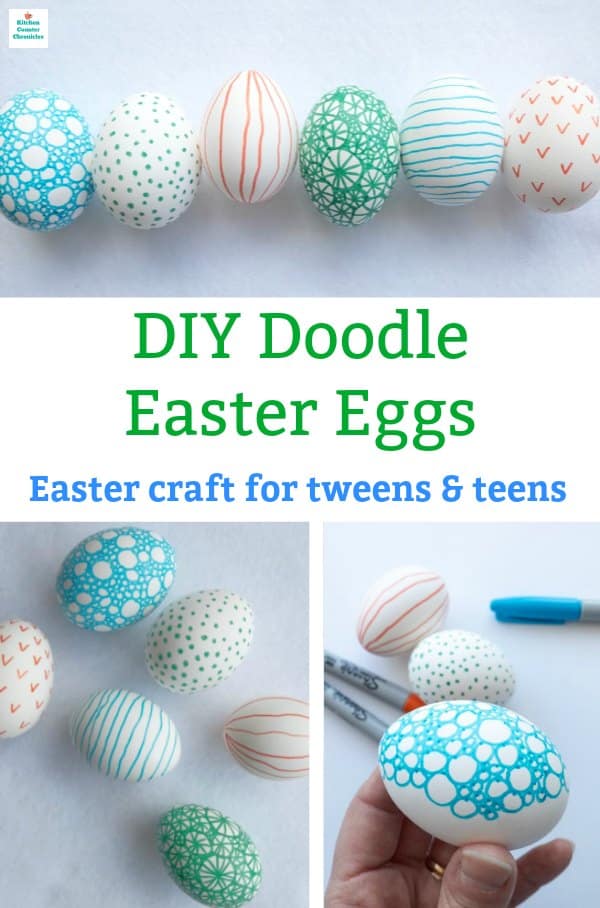 easter craft for tweens doodle egg