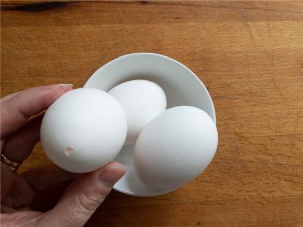 hollowed out egg blown out egg