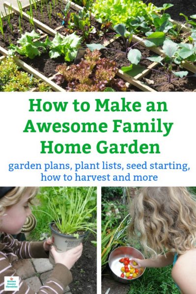 how to make a garden at home with kids