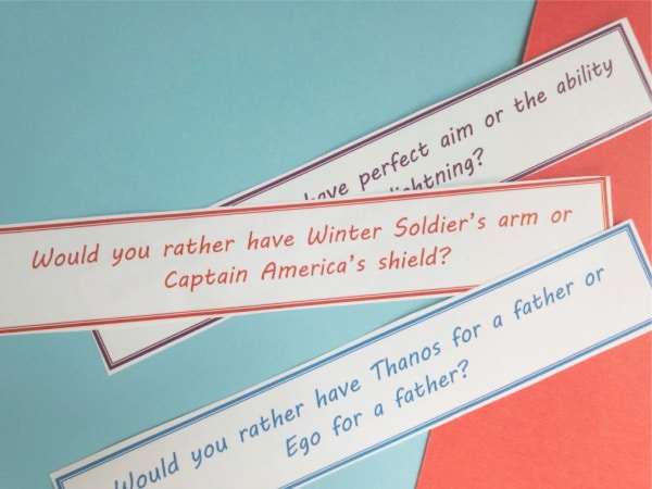 superhero would you rather game cut out