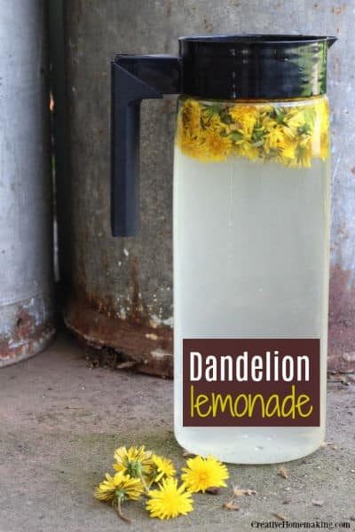 dandelion lemonade