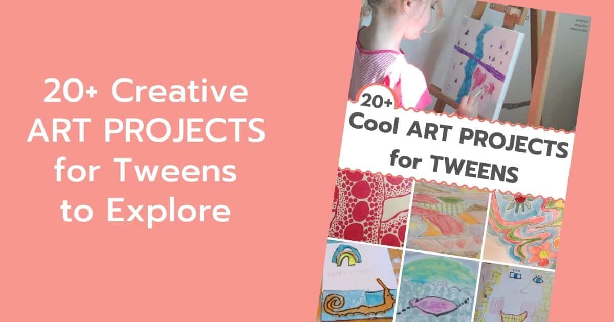 creative art projects for tweens collage and title