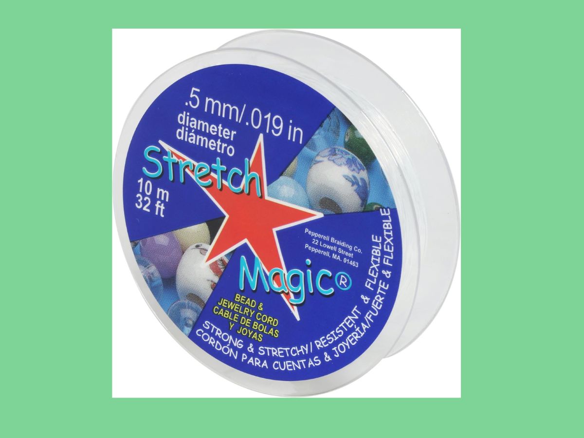 roll of stretch thread for jewelry crafts