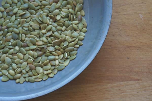 toasted pumpkin seeds