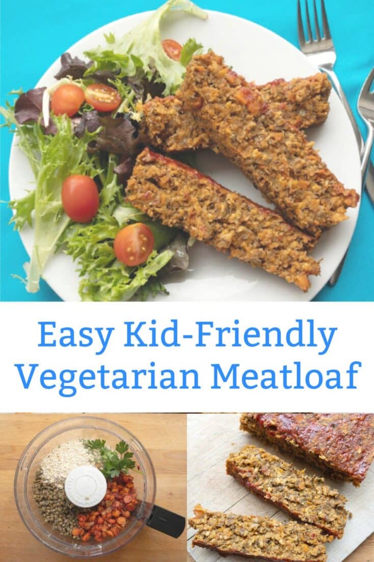 easy kid friendly vegetarian meatloaf lentil loaf recipe