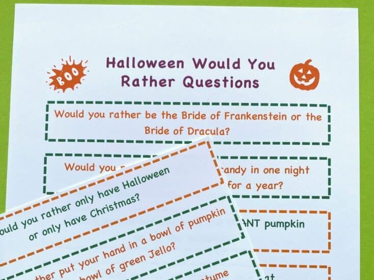 halloween would you rather questions for kids