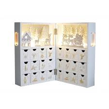 book style white advent calendar