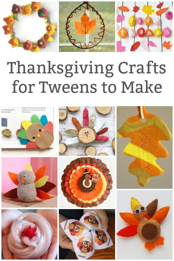 thanksgiving crafts for tweens to make