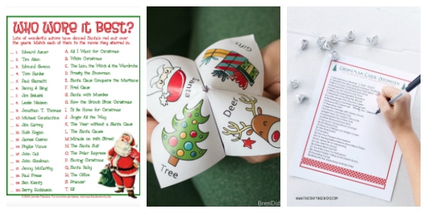 20+ Free Printable Christmas Games for the Whole Family