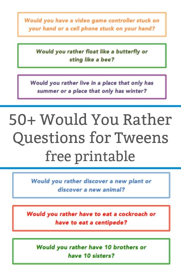 50 would you rather questions for kids featured