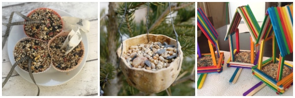 diy bird feeders fat ball popsicle stick bird feeder