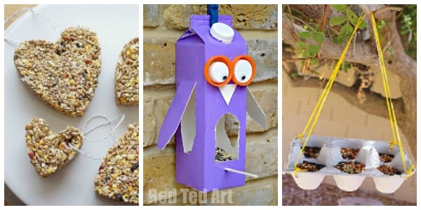 simple bird feeders to make at home