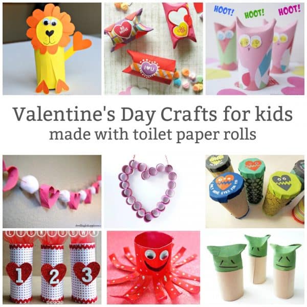 toilet paper roll valentine crafts social