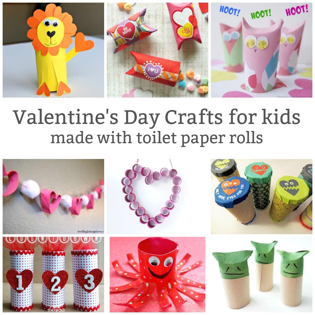 Easy Toilet Paper Roll Valentine Crafts For Kids