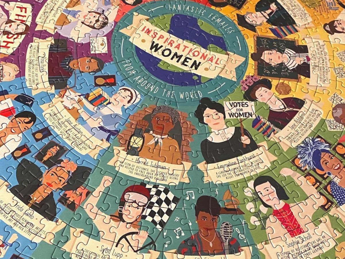 inspirational women jigsaw puzzle close up