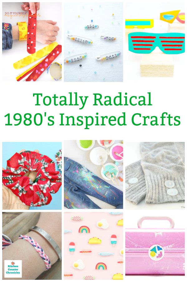 radical 80s craft ideas for teens and tweens