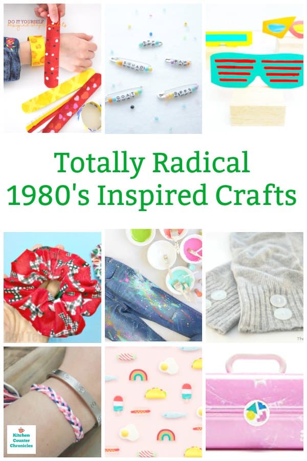 radical 80s craft ideas for teens and tweens