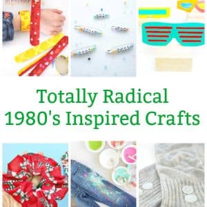 1980s craft project for teens