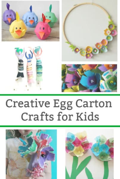creative egg carton crafts for kids