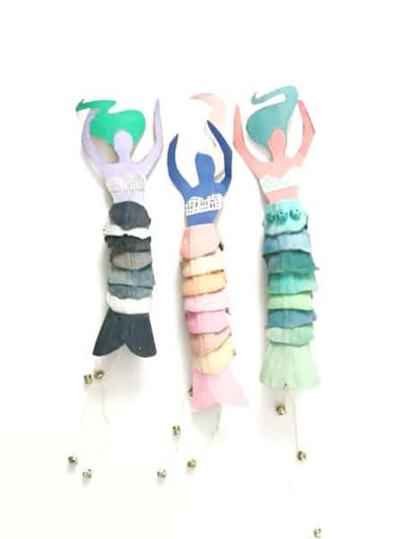 egg carton mermaid