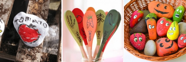 diy vegetable garden markers
