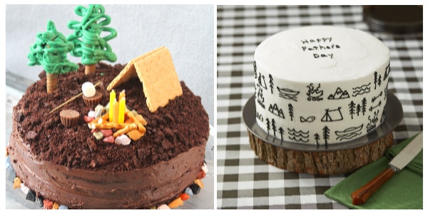 Father's Day Cakes Camping Cakes