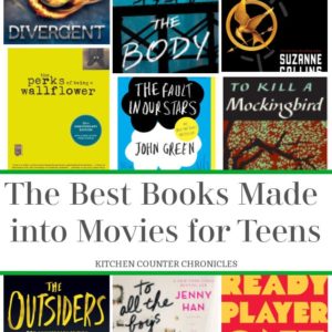 The Best Books Made into Movies for Teens