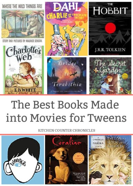 the best books made into movies for tweens