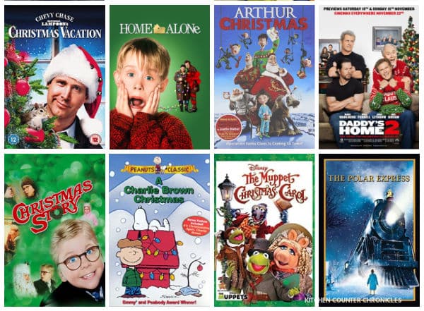 best christmas movies for families part 2 collage of movie posters