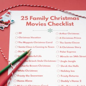 christmas movie checklist