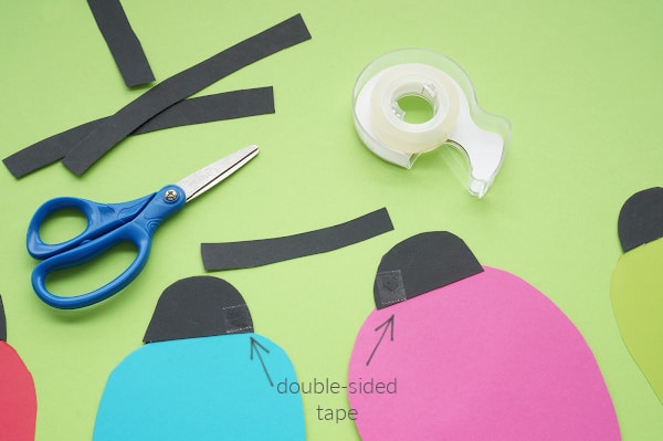 double sided tape on giant christmas light bulbs