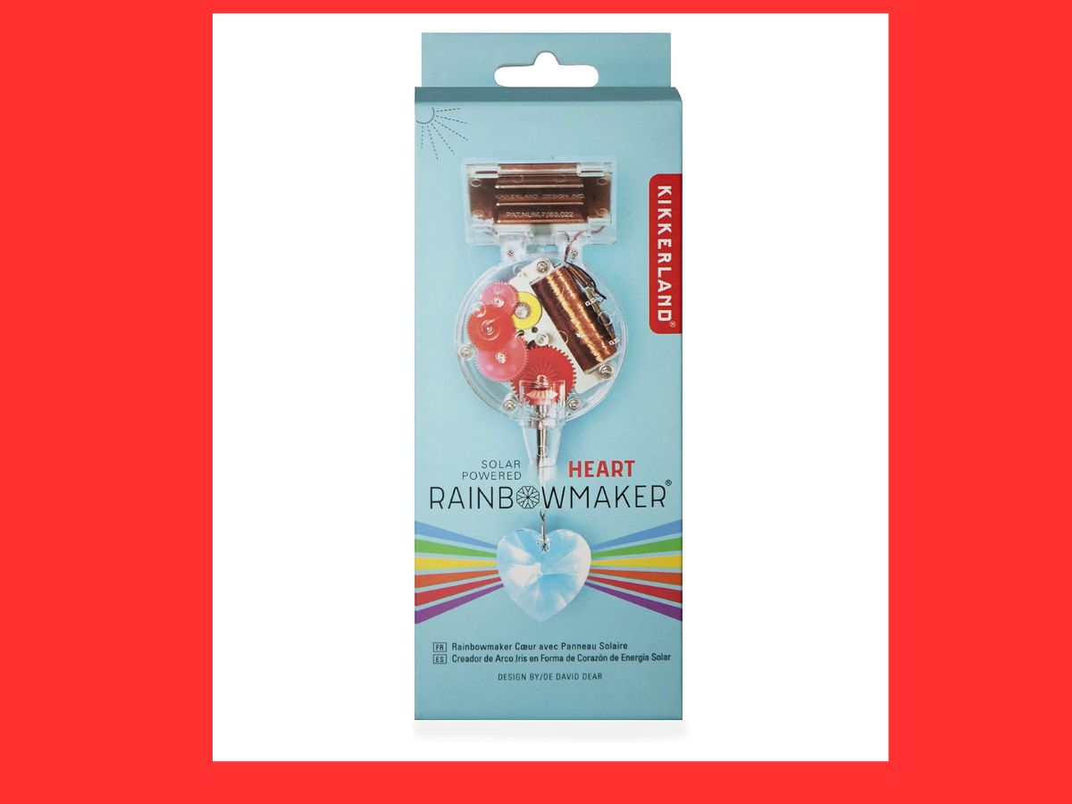 solar-powered rainbow maker