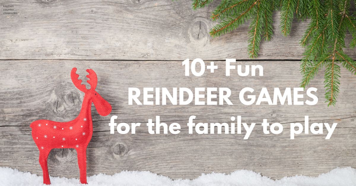 10+ Fun REINDEER GAMES for the family to play social image