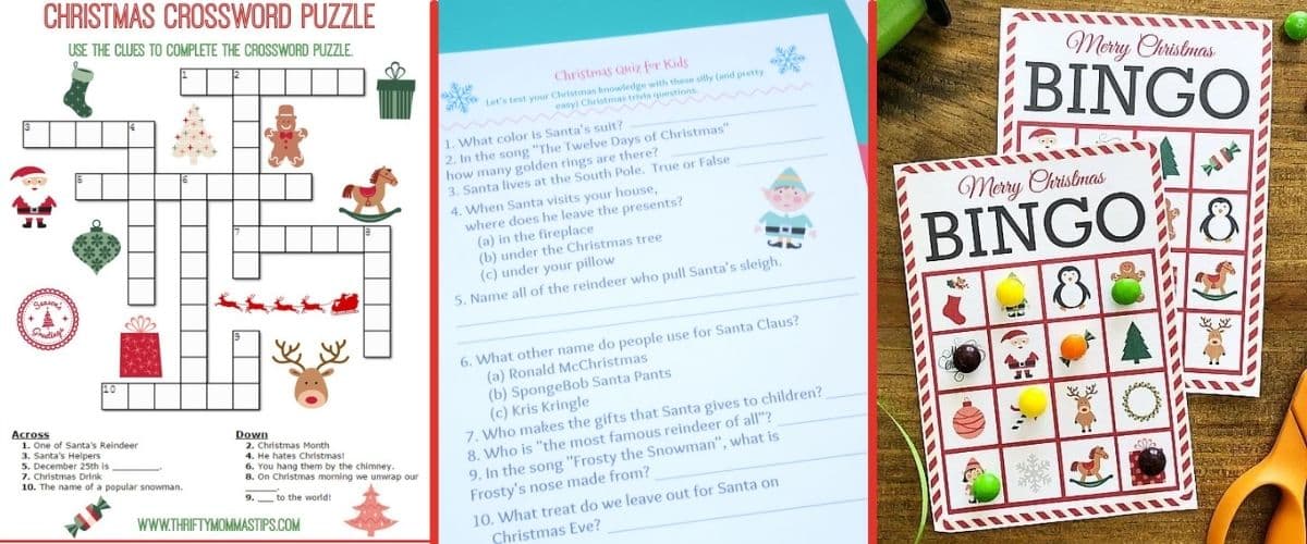 20+ Fun Christmas Games + a FREE Printable! - Fun Cheap or Free