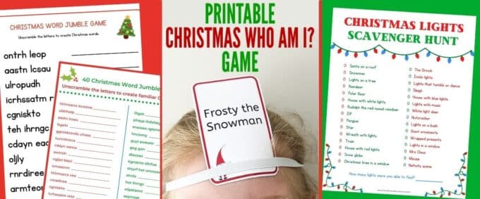20+ Free Printable Christmas Games for the Whole Family