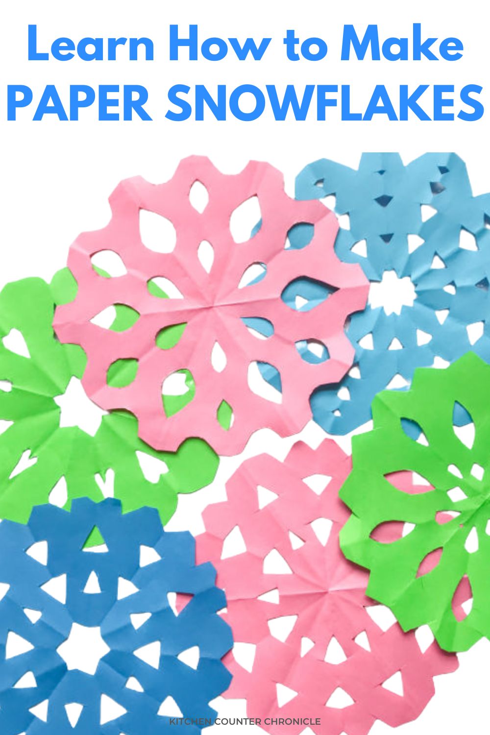 How to Make Paper Snowflakes with Kids