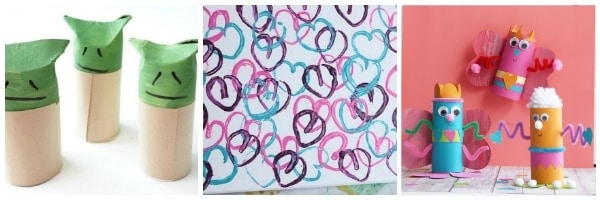 toilet paper roll valentines crafts yoda hearts and love bugs