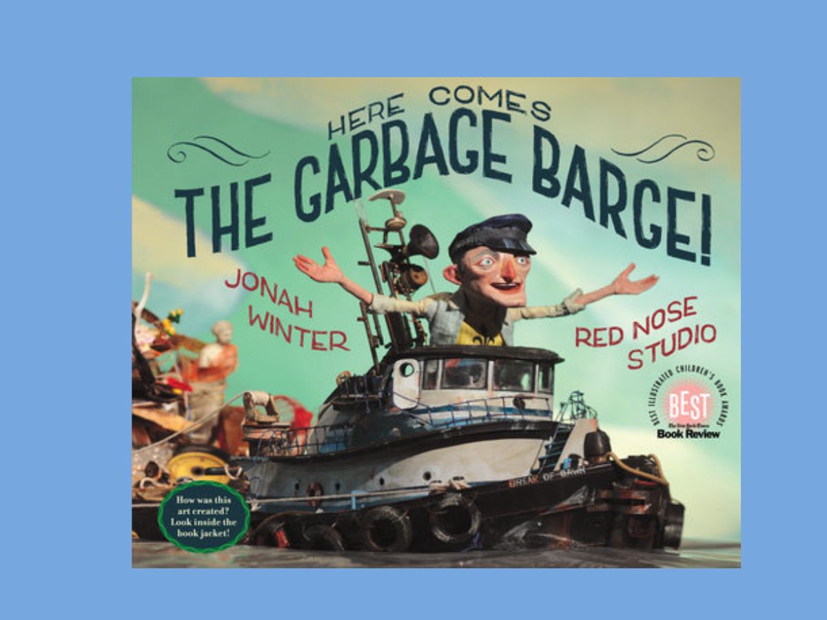 here comes the garbage barge! book cover