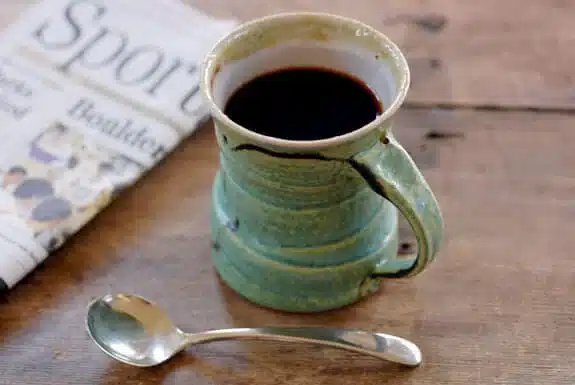 dandelion root coffee in mug