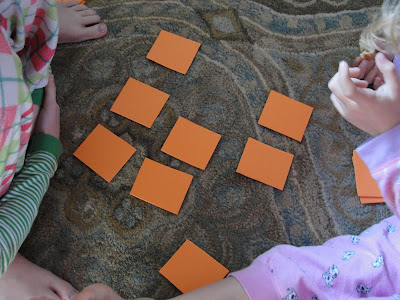 kids playing animal memory game