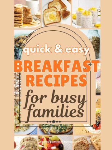 featured image for quick and easy breakfast ideas for busy families post