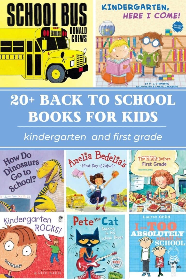 Best Back to School Books for Kids Kindergarten & First Grade