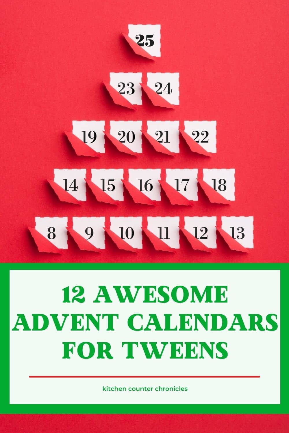 12 Awesome Advent Calendar Ideas for Tweens